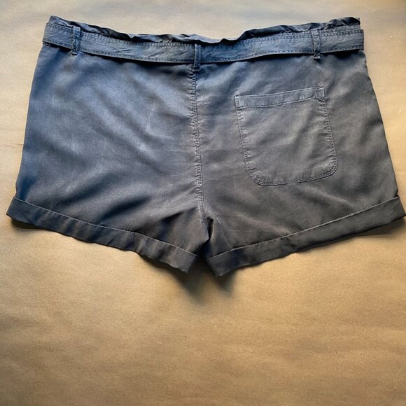 Aerie Paper Bag Dark Gray Camp Shorts - Picture 6 of 11
